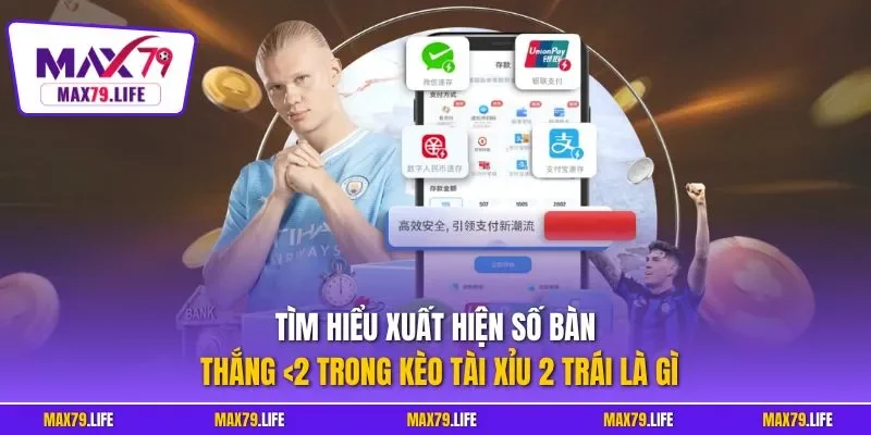 Tìm hiểu xuất hiện số bàn thắng <2 trong kèo tài xỉu 2 trái là gì