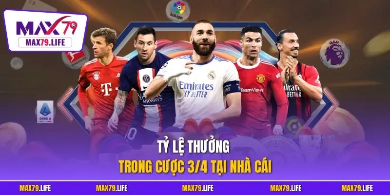 Tỷ lệ thưởng trong cược 3/4 tại nhà cái